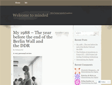 Tablet Screenshot of minded.com